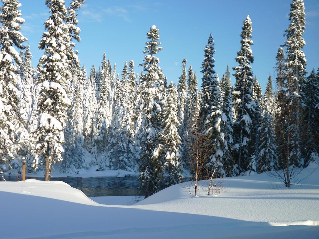 Gite De La Riviere Bed and Breakfast Chibougamau Exterior foto