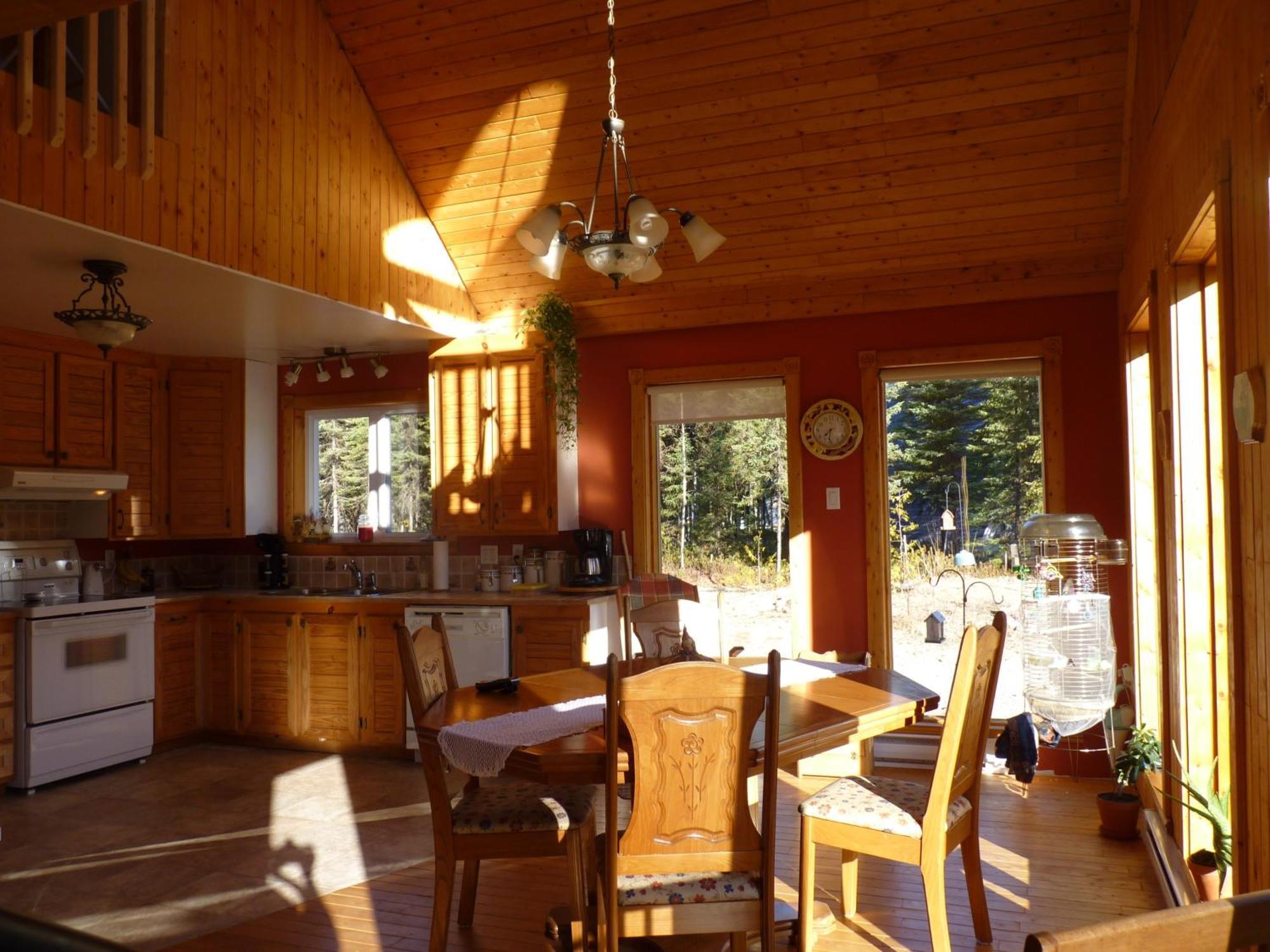 Gite De La Riviere Bed and Breakfast Chibougamau Exterior foto