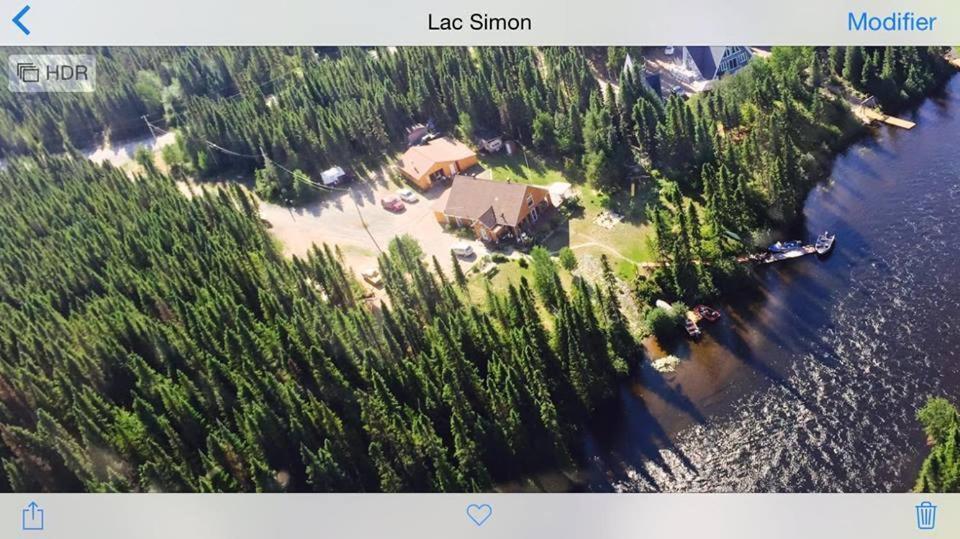 Gite De La Riviere Bed and Breakfast Chibougamau Exterior foto